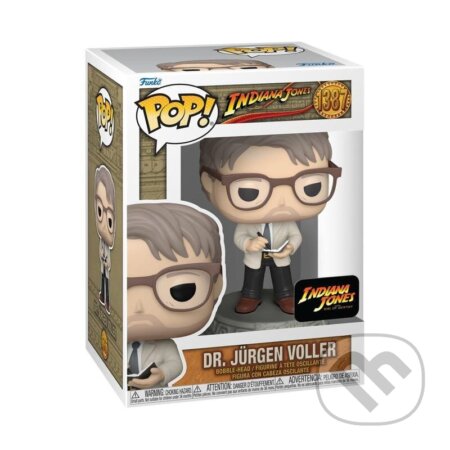 Funko POP Movies: Indiana Jones - Dr. Jurgen Voller (Funko). Funko, 2023 Funko POP Movies: Indiana Jones - Dr. Jurgen Voller (Funko). Funko, 2023