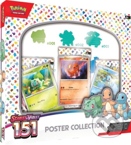 Společenská hra: Pokémon TCG: Scarlet & Violet 151 - Poster Collection (Pokemon). Pokemon, 2023 Společenská hra: Pokémon TCG: Scarlet & Violet 151 - Poster Collection (Pokemon). Pokemon, 2023