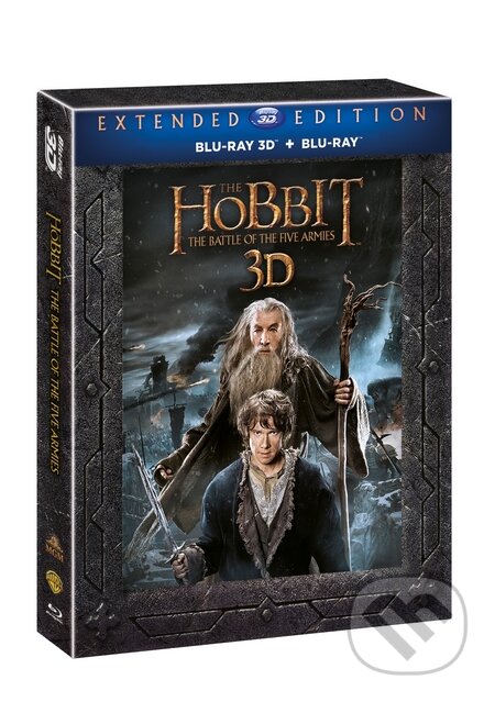 Film: Hobit: Bitva pěti armád Prodloužená verze 3D (Peter Jackson) (Blu-ray3D). Magicbox, 2015 Film: Hobit: Bitva pěti armád Prodloužená verze 3D (Peter Jackson) (Blu-ray3D). Magicbox, 2015