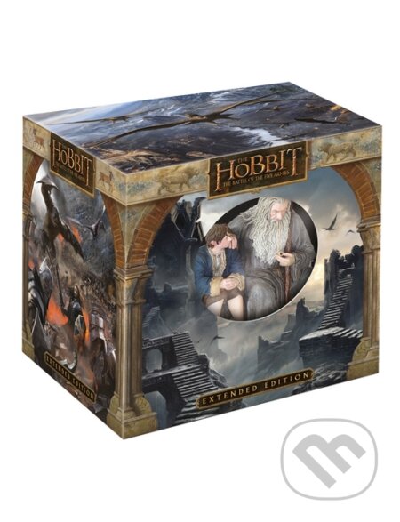 Film: Hobit: Bitva pěti armád Prodloužená verze 3D + Socha (Peter Jackson) (Blu-ray3D). Magicbox, 2015 Film: Hobit: Bitva pěti armád Prodloužená verze 3D + Socha (Peter Jackson) (Blu-ray3D). Magicbox, 2015