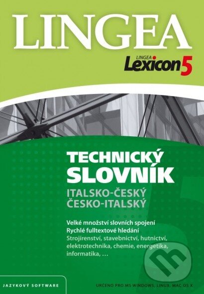Lexicon 5: Italsko-český a česko-italský technický slovník (Licencia), Lingea