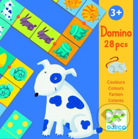 Domino - Zvieratá a farby, Djeco, 2019