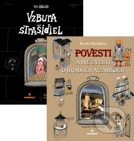 Kniha: Povesti a iné zvesti o hradoch a zámkoch / Vzbura strašidiel (Renáta Matúšková a Jiří Holub). Perfekt, 2015 Kniha: Povesti a iné zvesti o hradoch a zámkoch / Vzbura strašidiel (Renáta Matúšková a Jiří Holub). Perfekt, 2015