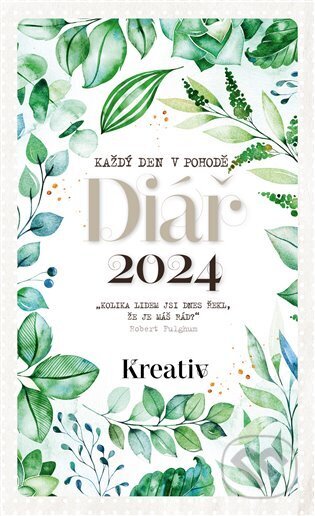 Kreativ Diář 2024 - Zelené rostliny, Vltava Labe Media, 2023