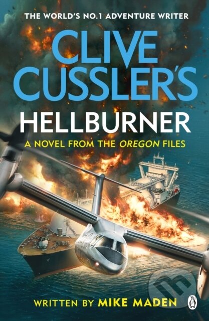 Kniha: Clive Cussler's Hellburner (Mike Maden). Penguin Books, 2023 Kniha: Clive Cussler's Hellburner (Mike Maden). Penguin Books, 2023