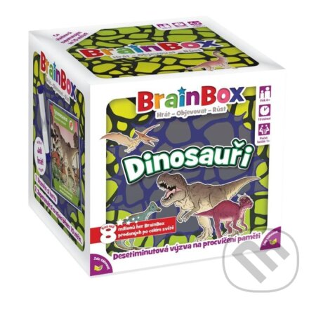 Spoločenská hra: BrainBox - dinosauři (postřehová a vědomostní hra) (ADC BF). ADC BF, 2023 Spoločenská hra: BrainBox - dinosauři (postřehová a vědomostní hra) (ADC BF). ADC BF, 2023