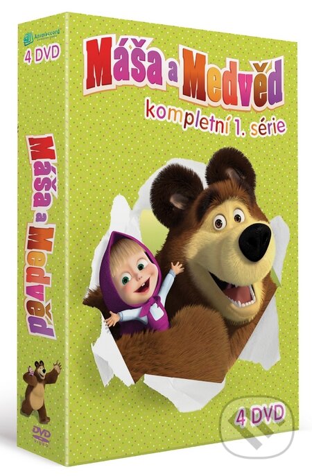 Film: Kolekcia Máša a Medveď 1. - 4. (Denis Chervyatsov, Oleg Kuzovkov a Oleg Užinov) (DVD). Hollywood, 2015 Film: Kolekcia Máša a Medveď 1. - 4. (Denis Chervyatsov, Oleg Kuzovkov a Oleg Užinov) (DVD). Hollywood, 2015
