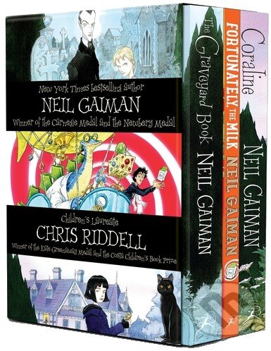 Kniha: Neil Gaiman and Chris Riddell Box Set (Chris Riddell a Neil Gaiman). Bloomsbury, 2015 Kniha: Neil Gaiman and Chris Riddell Box Set (Chris Riddell a Neil Gaiman). Bloomsbury, 2015