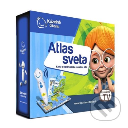 Kniha: Kúzelné čítanie – ceruzka + kniha Atlas sveta (SK) (Albi). Albi, 2015 Kniha: Kúzelné čítanie – ceruzka + kniha Atlas sveta (SK) (Albi). Albi, 2015