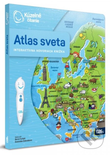 Kniha: Kúzelné čítanie: Atlas sveta (SK) (Albi). Albi, 2015 Kniha: Kúzelné čítanie: Atlas sveta (SK) (Albi). Albi, 2015