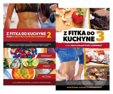Kniha: Z fitka do kuchyne 2 + 3 (Lucia Švaral a kolektív). Fitshaker Kniha: Z fitka do kuchyne 2 + 3 (Lucia Švaral a kolektív). Fitshaker