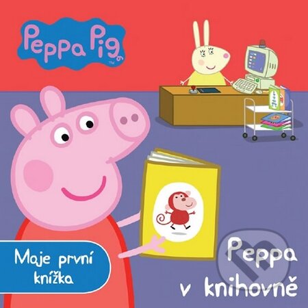 Kniha: Prasátko Peppa: Peppa v knihovně (Egmont ČR). Egmont ČR, 2015 Kniha: Prasátko Peppa: Peppa v knihovně (Egmont ČR). Egmont ČR, 2015