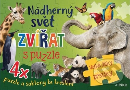 Kniha: Nádherný svět zvířat s puzzle (Junior). Junior, 2023 Kniha: Nádherný svět zvířat s puzzle (Junior). Junior, 2023