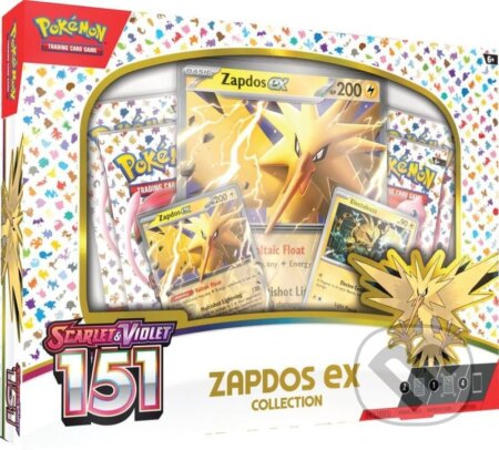 Spoločenská hra: Pokémon TCG: Scarlet & Violet 151 - Zapdos ex Collection (Pokemon). Pokemon, 2023 Spoločenská hra: Pokémon TCG: Scarlet & Violet 151 - Zapdos ex Collection (Pokemon). Pokemon, 2023
