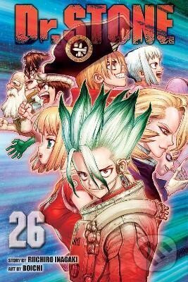 Kniha: Dr. Stone 26 (Riichiro Inagaki). Viz Media, 2023 Kniha: Dr. Stone 26 (Riichiro Inagaki). Viz Media, 2023