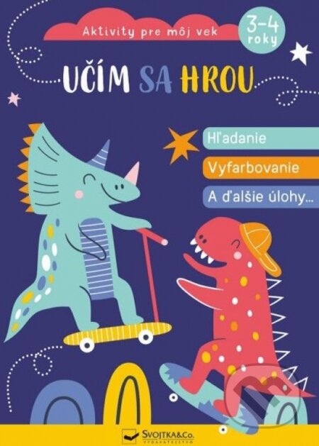Kniha: Učím sa hrou - Hľadanie, vyfarbovanie a ďalšie úlohy (Svojtka&Co.). Svojtka&Co., 2023 Kniha: Učím sa hrou - Hľadanie, vyfarbovanie a ďalšie úlohy (Svojtka&Co.). Svojtka&Co., 2023