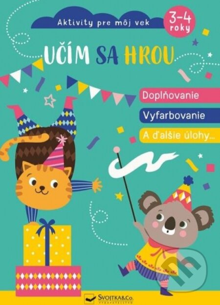 Kniha: Učím sa hrou - Doplňovanie, vyfarbovanie a ďalšie úlohy (Svojtka&Co.). Svojtka&Co., 2023 Kniha: Učím sa hrou - Doplňovanie, vyfarbovanie a ďalšie úlohy (Svojtka&Co.). Svojtka&Co., 2023