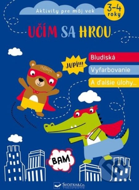 Kniha: Bludiská, vyfarbovanie a ďalšie úlohy - učím sa hrou (Svojtka&Co.). Svojtka&Co., 2023 Kniha: Bludiská, vyfarbovanie a ďalšie úlohy - učím sa hrou (Svojtka&Co.). Svojtka&Co., 2023
