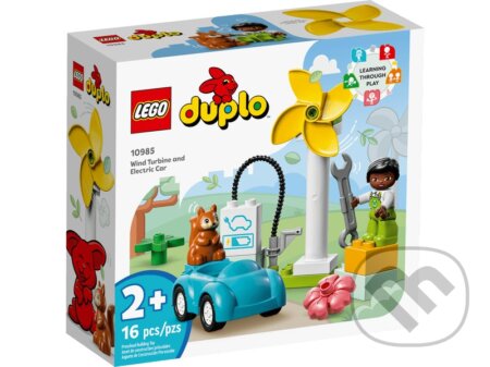 Spoločenská hra: LEGO® DUPLO® 10985 Veterná turbína a elektromobil (LEGO). LEGO, 2023 Spoločenská hra: LEGO® DUPLO® 10985 Veterná turbína a elektromobil (LEGO). LEGO, 2023