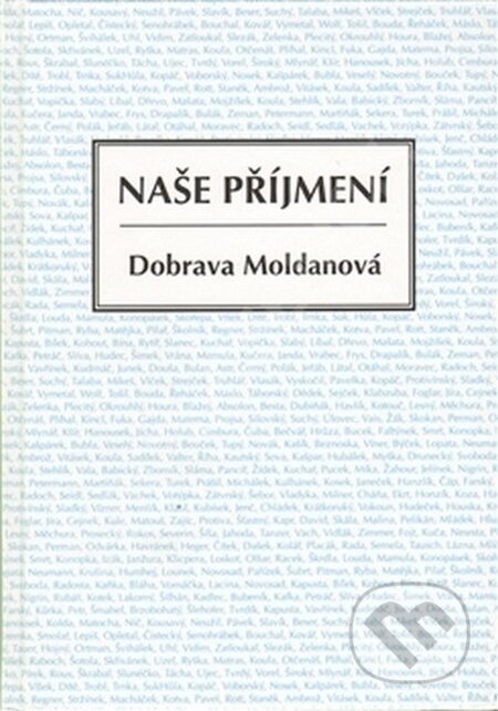 Kniha: Naše příjmení (Dobrava Moldanová). Agentura Pankrác, 2015 Kniha: Naše příjmení (Dobrava Moldanová). Agentura Pankrác, 2015
