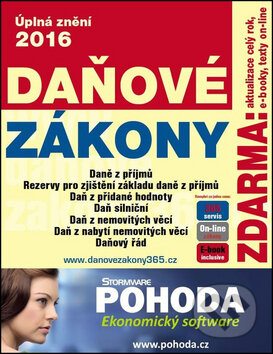 Kniha: Daňové zákony 2016 (DonauMedia). DonauMedia, 2016 Kniha: Daňové zákony 2016 (DonauMedia). DonauMedia, 2016