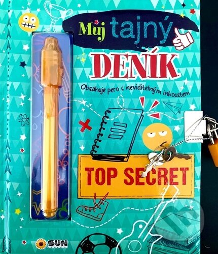 Kniha: Můj tajný deník - TOP SECRET (SUN). SUN, 2023 Kniha: Můj tajný deník - TOP SECRET (SUN). SUN, 2023