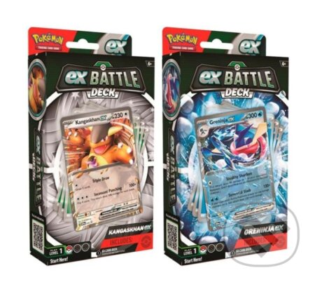 Společenská hra: Pokémon TCG: ex Battle Deck - Kangaskhan & Greninja (Pokemon). Pokemon, 2023 Společenská hra: Pokémon TCG: ex Battle Deck - Kangaskhan & Greninja (Pokemon). Pokemon, 2023