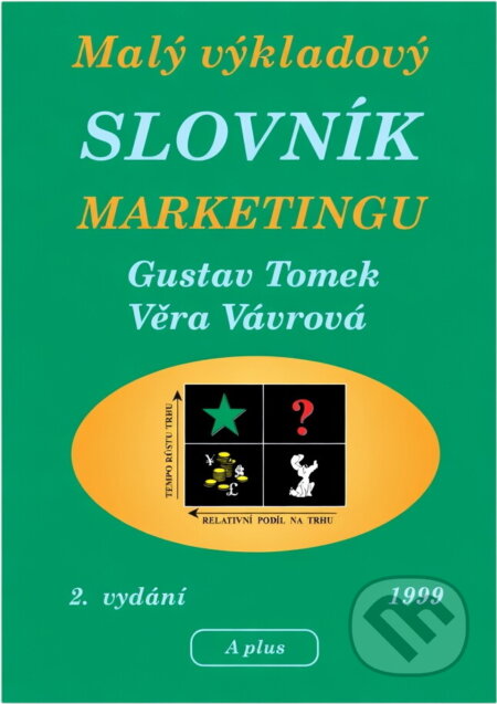 Kniha: Malý výkladový slovník marketingu (Gustav Tomek a Věra Vávrová). , 1999 Kniha: Malý výkladový slovník marketingu (Gustav Tomek a Věra Vávrová). , 1999