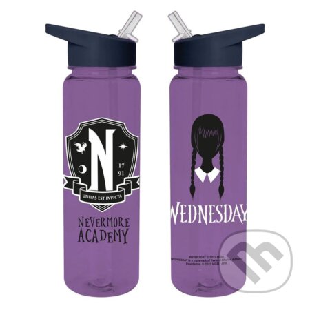 Fľaša Wednesday - Nevermore Academy, Pyramid International, 2023