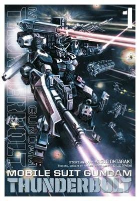 Kniha: Mobile Suit Gundam Thunderbolt 1 (Yasuo Ohtagaki). Viz Media, 2016 Kniha: Mobile Suit Gundam Thunderbolt 1 (Yasuo Ohtagaki). Viz Media, 2016