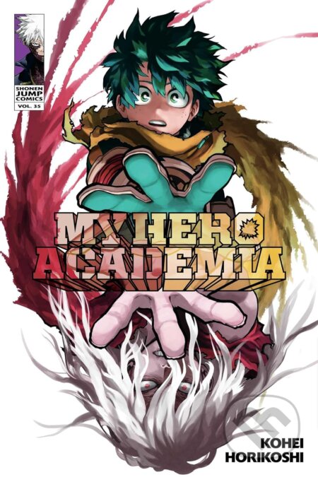 Kniha: My Hero Academia 35 (Kóhei Horikoši). Viz Media, 2023 Kniha: My Hero Academia 35 (Kóhei Horikoši). Viz Media, 2023