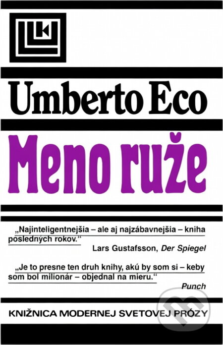 Kniha: Meno ruže (Umberto Eco). Tatran, 1991 Kniha: Meno ruže (Umberto Eco). Tatran, 1991