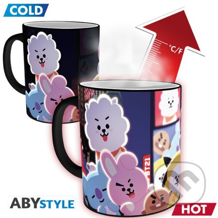 BT21 Meniaci Sa Keramický hrnček 320 ml - Times Square (ABYstyle). ABYstyle, 2023 BT21 Meniaci Sa Keramický hrnček 320 ml - Times Square (ABYstyle). ABYstyle, 2023