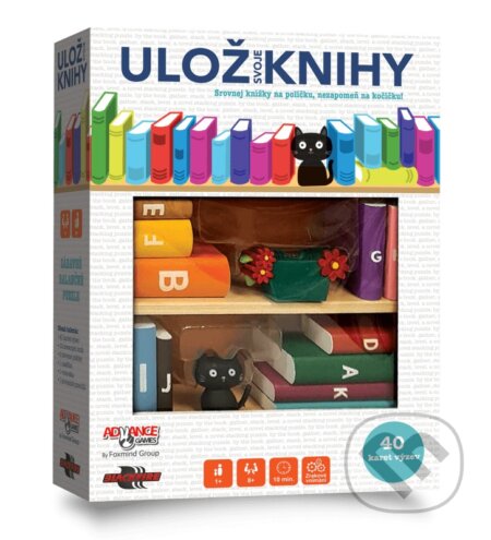 Společenská hra: Ulož svoje knihy (Blackfire). Blackfire, 2023 Společenská hra: Ulož svoje knihy (Blackfire). Blackfire, 2023
