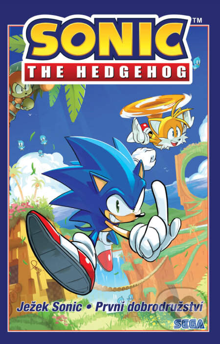 E-kniha: Ježek Sonic 1 - První dobrodružství (Ian Flynn). Egmont ČR, 2023 E-kniha: Ježek Sonic 1 - První dobrodružství (Ian Flynn). Egmont ČR, 2023