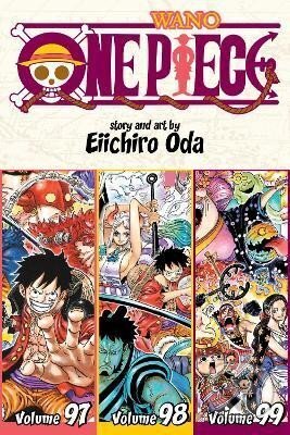 Kniha: One Piece Omnibus 33 ( 97, 98 & 99) (Eiichiro Oda). Viz Media, 2023 Kniha: One Piece Omnibus 33 ( 97, 98 & 99) (Eiichiro Oda). Viz Media, 2023