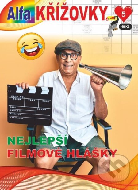 Kniha: Křížovky 5/2023 - Nejlepší filmové hlášky (Alfasoft). Alfasoft, 2023 Kniha: Křížovky 5/2023 - Nejlepší filmové hlášky (Alfasoft). Alfasoft, 2023
