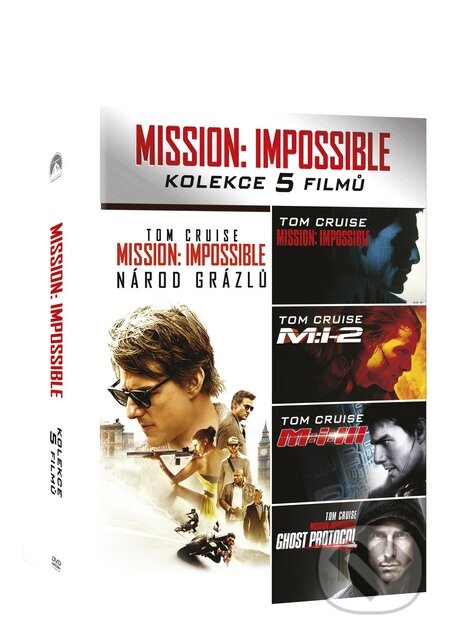 Film: Mission: Impossible kolekce 1-5 (Christopher McQuarrie) (DVD). Magicbox, 2015 Film: Mission: Impossible kolekce 1-5 (Christopher McQuarrie) (DVD). Magicbox, 2015