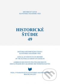 Kniha: Historické štúdie 49 (Daniela Kodajová a Ingrid Kušniráková). VEDA, 2015 Kniha: Historické štúdie 49 (Daniela Kodajová a Ingrid Kušniráková). VEDA, 2015