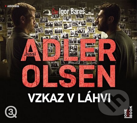 Audiokniha: Vzkaz v láhvi (Jussi Adler-Olsen). OneHotBook, 2015 Audiokniha: Vzkaz v láhvi (Jussi Adler-Olsen). OneHotBook, 2015