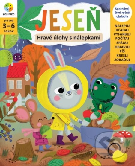 Kniha: Jeseň – Hravé úlohy s nálepkami (Slávka Stankovičová a Zuzana Molnárová). Storyz, 2023 Kniha: Jeseň – Hravé úlohy s nálepkami (Slávka Stankovičová a Zuzana Molnárová). Storyz, 2023