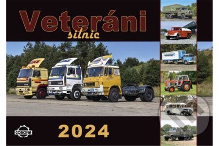 Nástěnný kalendář Veteráni silnic 2024 - Jan Šmíd, Corona, 2024