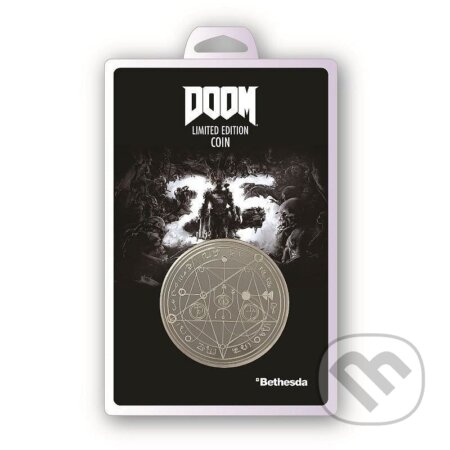 Zberateľská minca Doom Logo (Fantasy). Fantasy, 2023 Zberateľská minca Doom Logo (Fantasy). Fantasy, 2023