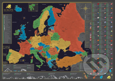 Nástenná mapa Európy (prevedenie bez stieracej vrstvy) (68travel). 68travel, 2020 Nástenná mapa Európy (prevedenie bez stieracej vrstvy) (68travel). 68travel, 2020