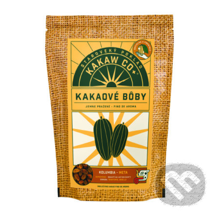Kávy a čaje: Jemne pražené kakaové bôby - Kolumbia Meta (Kakaw Co+). Kakaw Co+, 2024 Kávy a čaje: Jemne pražené kakaové bôby - Kolumbia Meta (Kakaw Co+). Kakaw Co+, 2024