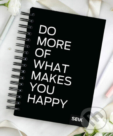 Plánovací diár Happy Calendar 2024 - Do More Of What Makes You Happy, Vydavateľstvo SEIK, 2023