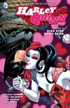 Kniha: Harley Quinn: Kiss Kiss Bang Stab (DC Comics). DC Comics, 2015 Kniha: Harley Quinn: Kiss Kiss Bang Stab (DC Comics). DC Comics, 2015