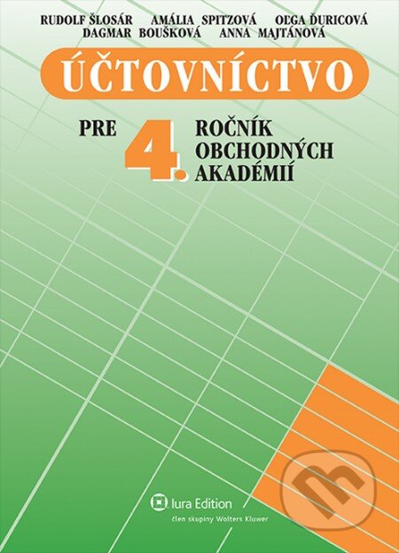 Kniha: Účtovníctvo pre 4. ročník obchodných akadémií (Rudolf Šlosár a kolektív). Wolters Kluwer (Iura Edition), 2013 Kniha: Účtovníctvo pre 4. ročník obchodných akadémií (Rudolf Šlosár a kolektív). Wolters Kluwer (Iura Edition), 2013