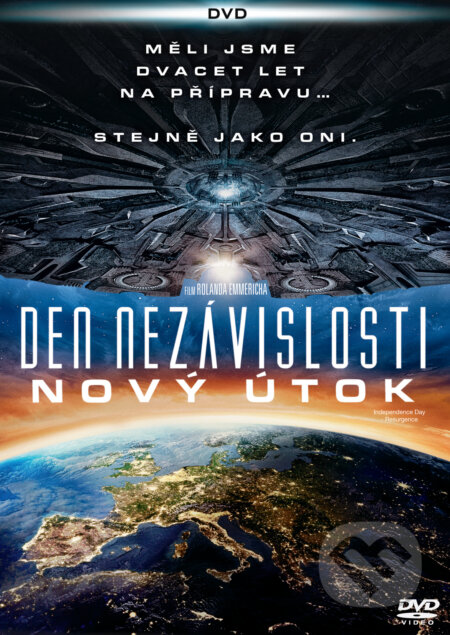 Film: Den nezávislosti: Nový útok (Roland Emmerich) (DVD). Bonton Film, 2016 Film: Den nezávislosti: Nový útok (Roland Emmerich) (DVD). Bonton Film, 2016