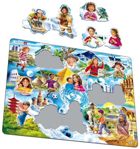 Puzzle: Puzzle MAXI - Děti ve světě (15 dílků) (Timy Partners). Timy Partners, 2016 Puzzle: Puzzle MAXI - Děti ve světě (15 dílků) (Timy Partners). Timy Partners, 2016